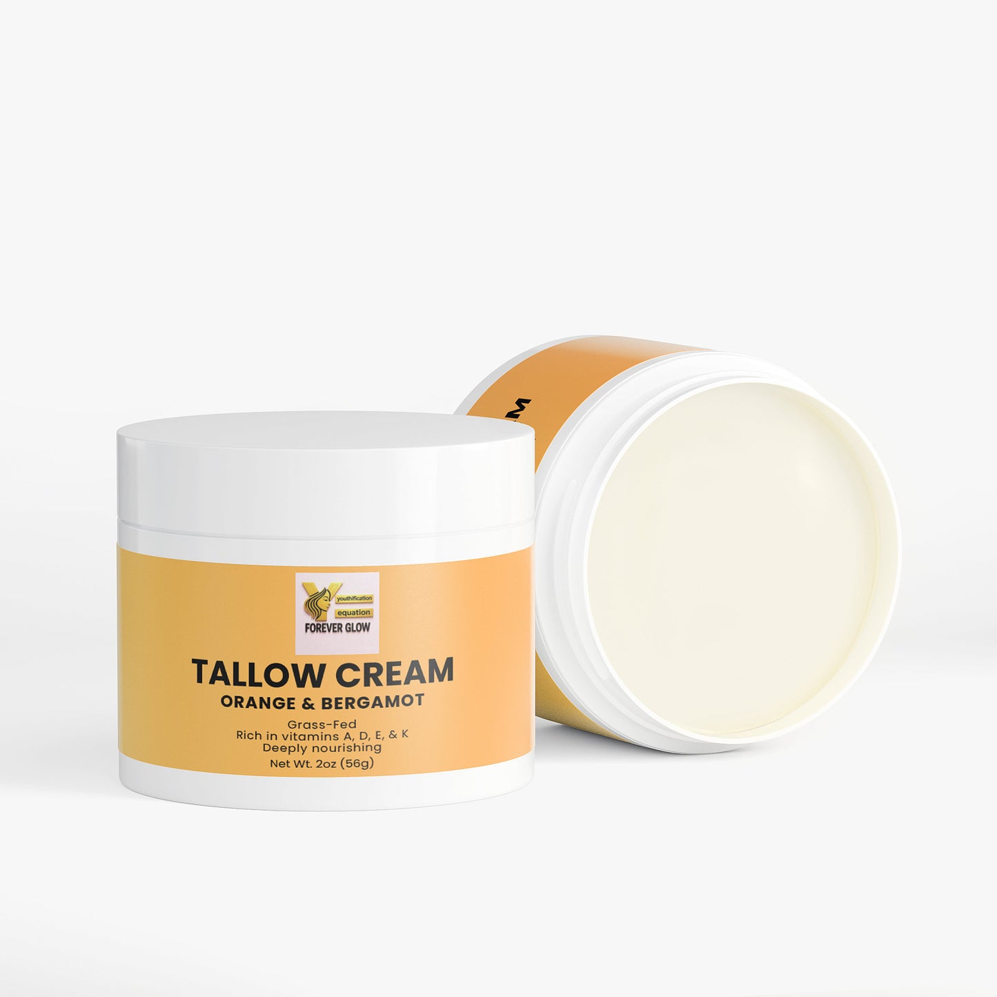 Y= Tallow Cream Orange & Bergamot