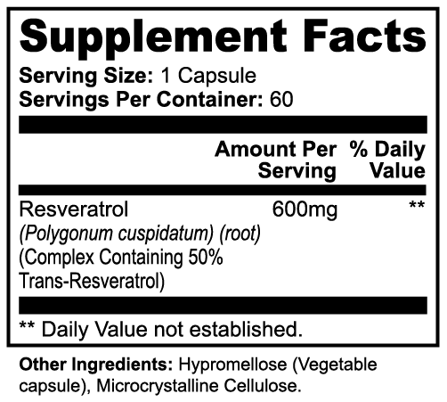 SpiceVita Resveratrol 600mg