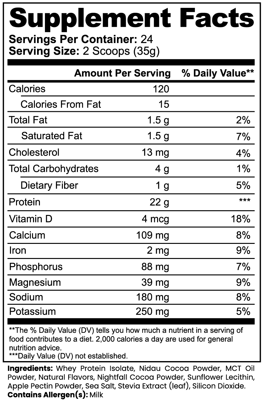 Spice Vitality 100% Whey Protein Isolate (Chocolate)