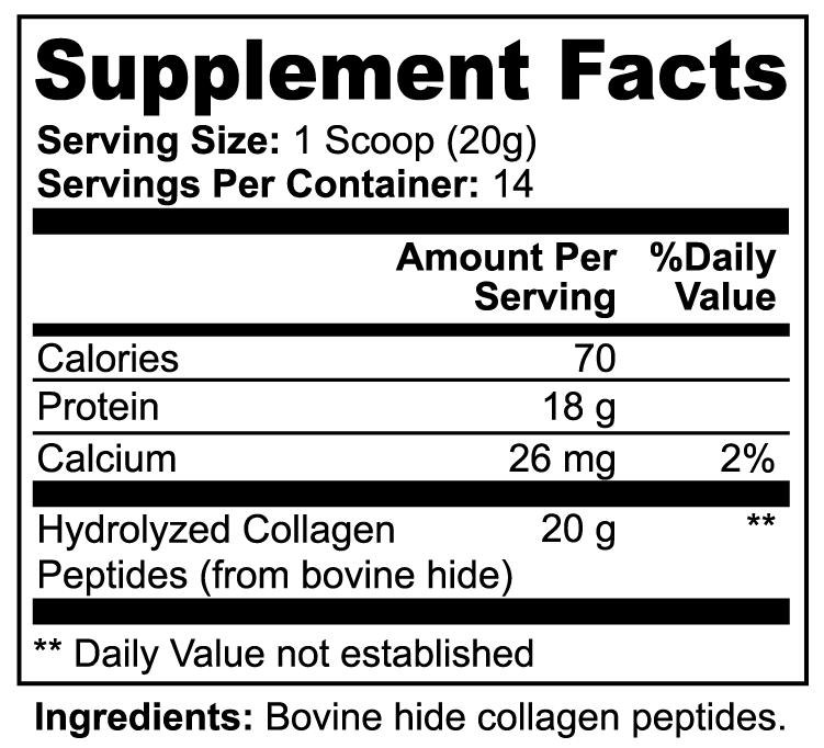 SpiceVita Grass-Fed Hydrolyzed Collagen Peptides