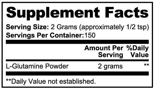 Spice Vitality L-Glutamine Powder