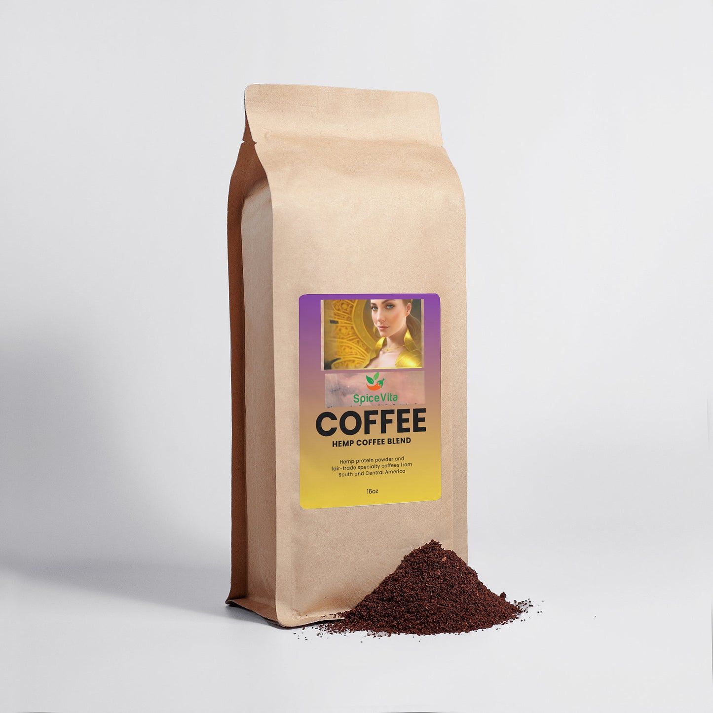 SpiceVisa Hemp Coffee Blend - Medium Roast 16oz