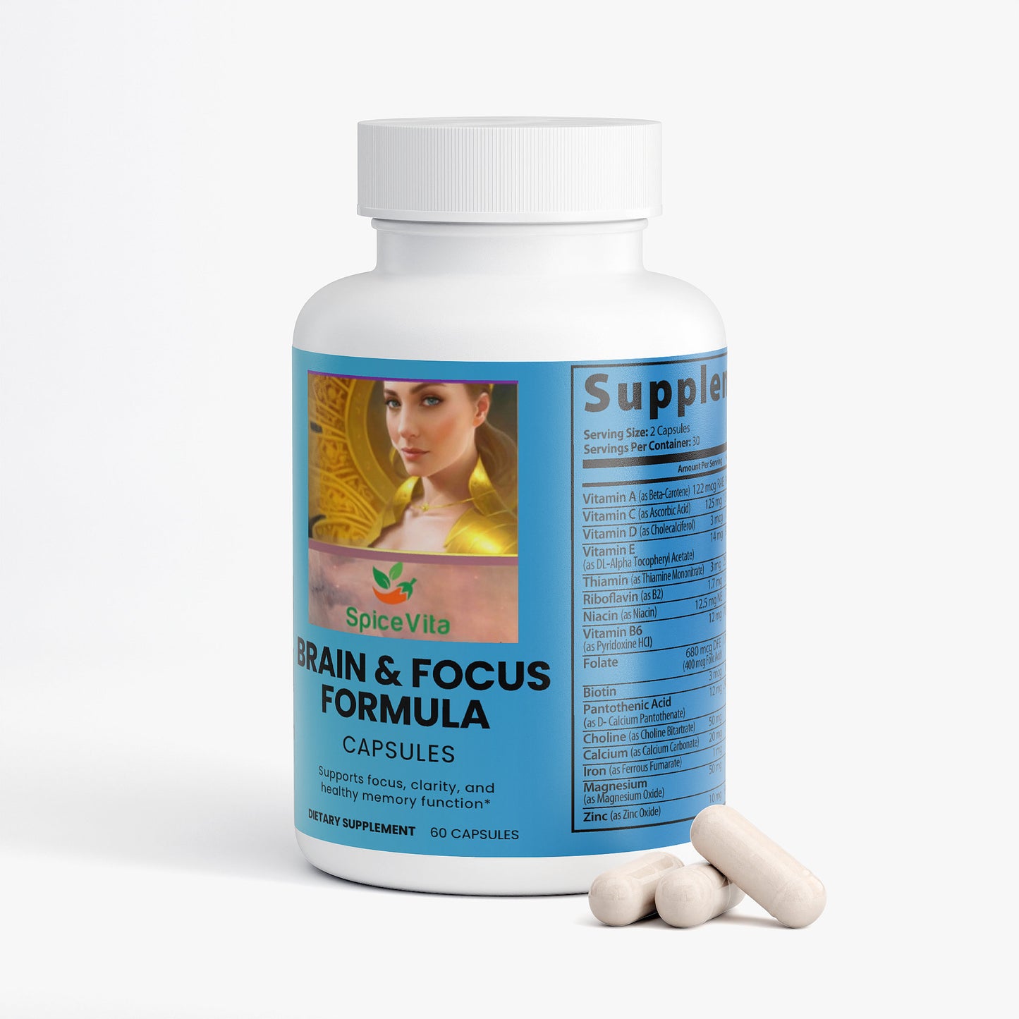 SpiceVita Brain & Focus Formula