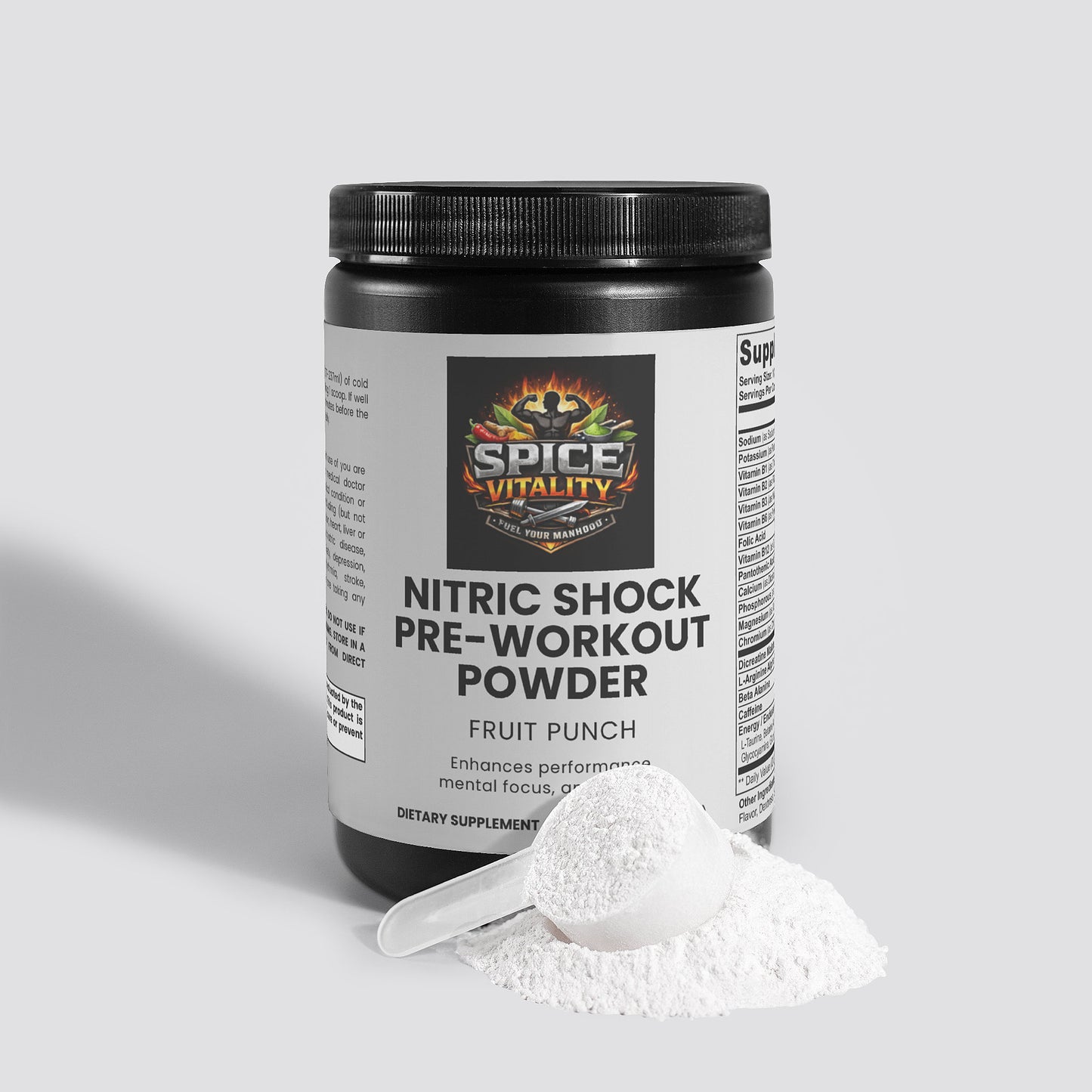 Nitric Shock Pre-Workout Powder (Fruit Punch)