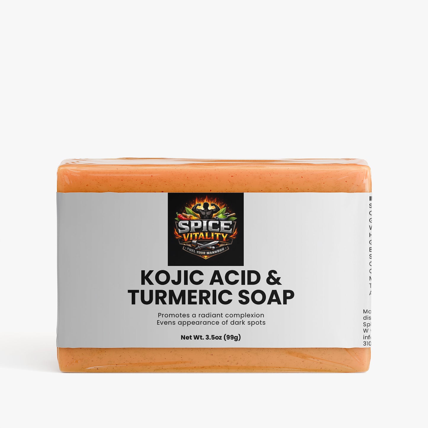 Spice Vitality Kojic Acid & Turmeric Soap
