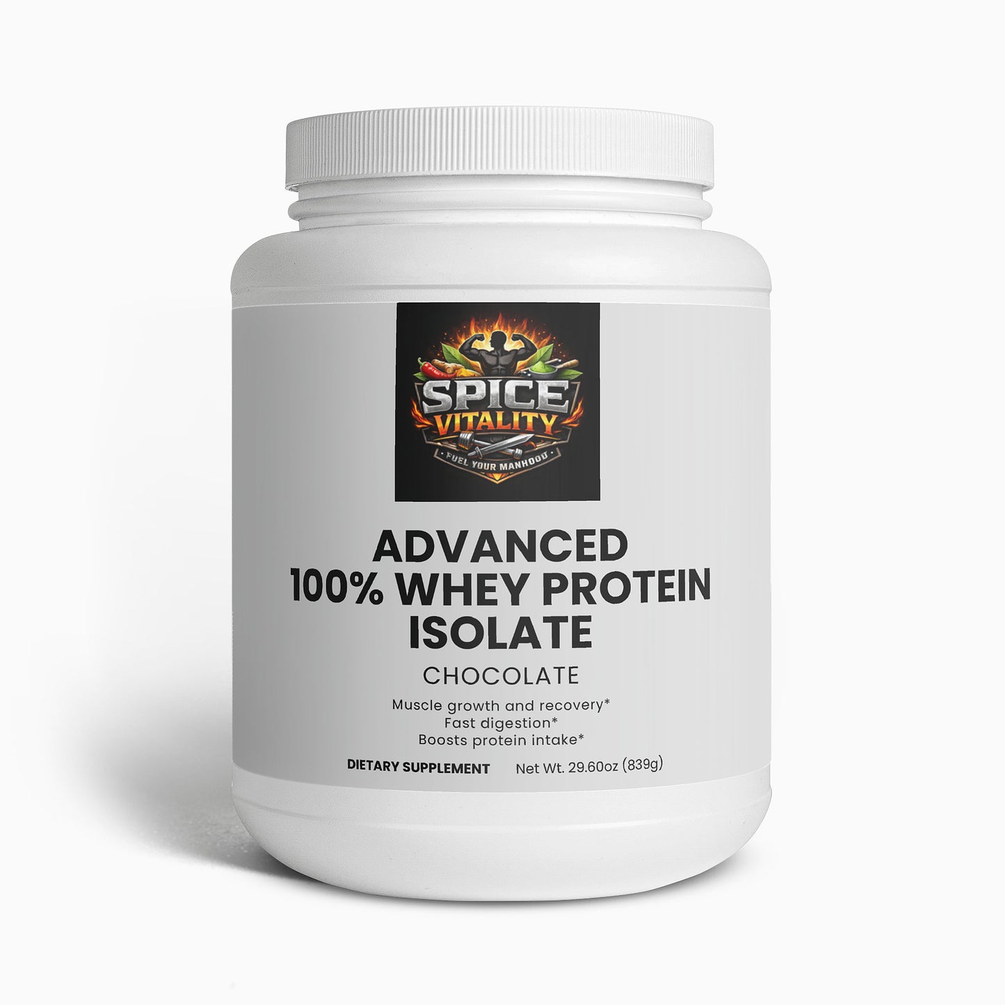 Spice Vitality 100% Whey Protein Isolate (Chocolate)