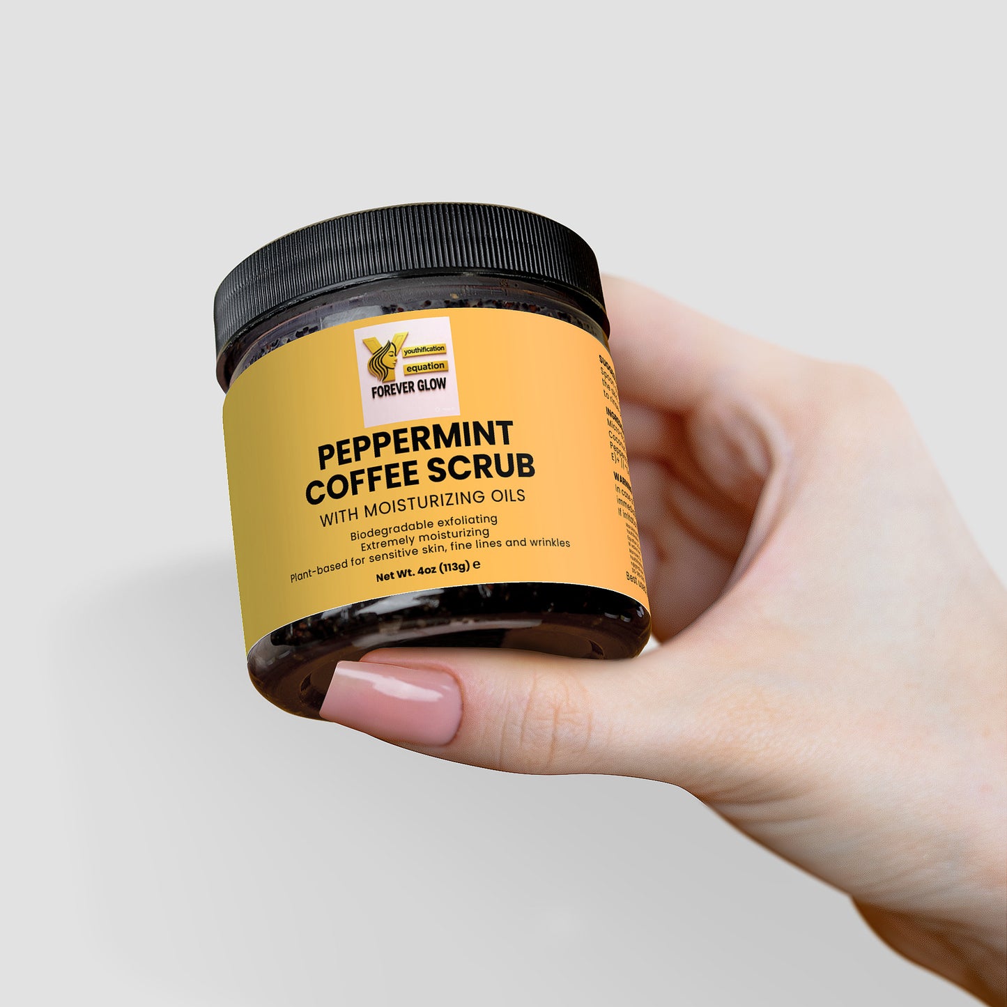 Peppermint Coffee Scrub