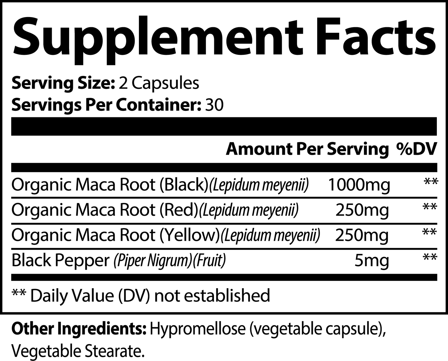 Spice Vitality Maca Plus